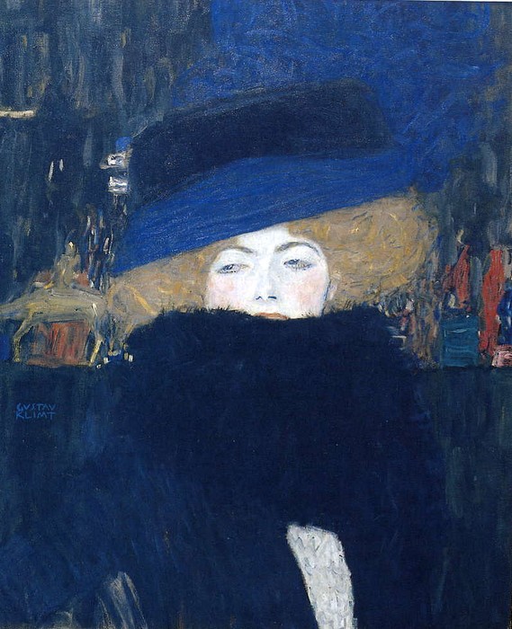 Femme au chapeau Klimt