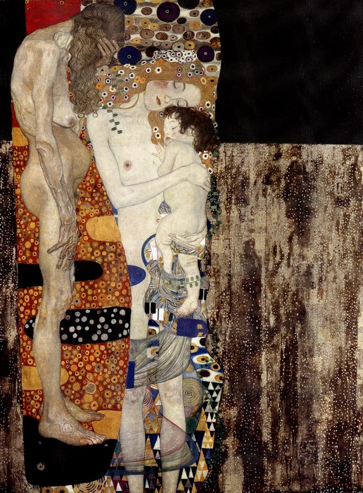 Les 3 ages de la vie Klimt