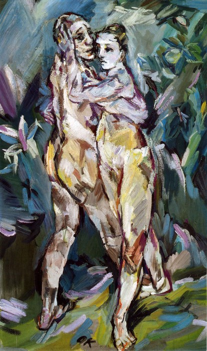 Couple 'amants Kokoschka