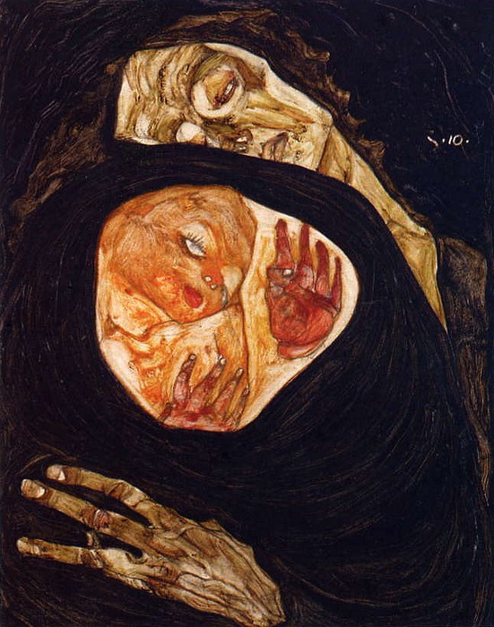 Mère décédée Schiele