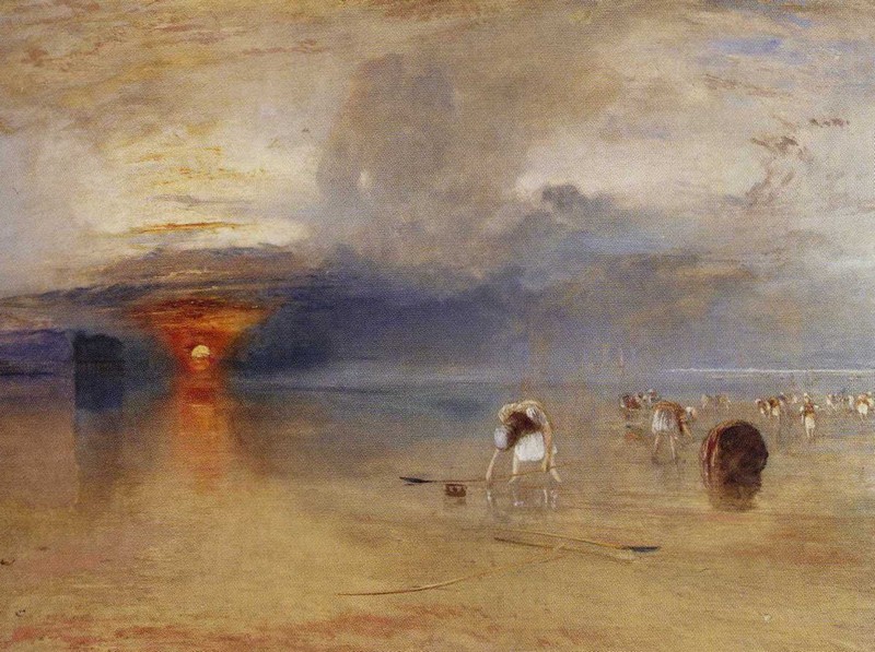 Turner,la plage de Calais