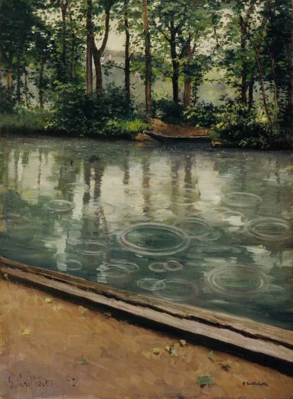 Caillebotte l'Yerres, effet de pluie